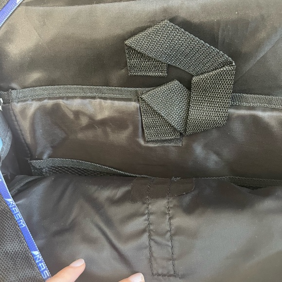 NASM Black & Blue Sporty Backpack with Padded Straps - Picture 5 of 7